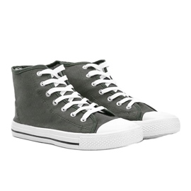 Muške zelene tenisice kaki boje s Gin gležnjem 1