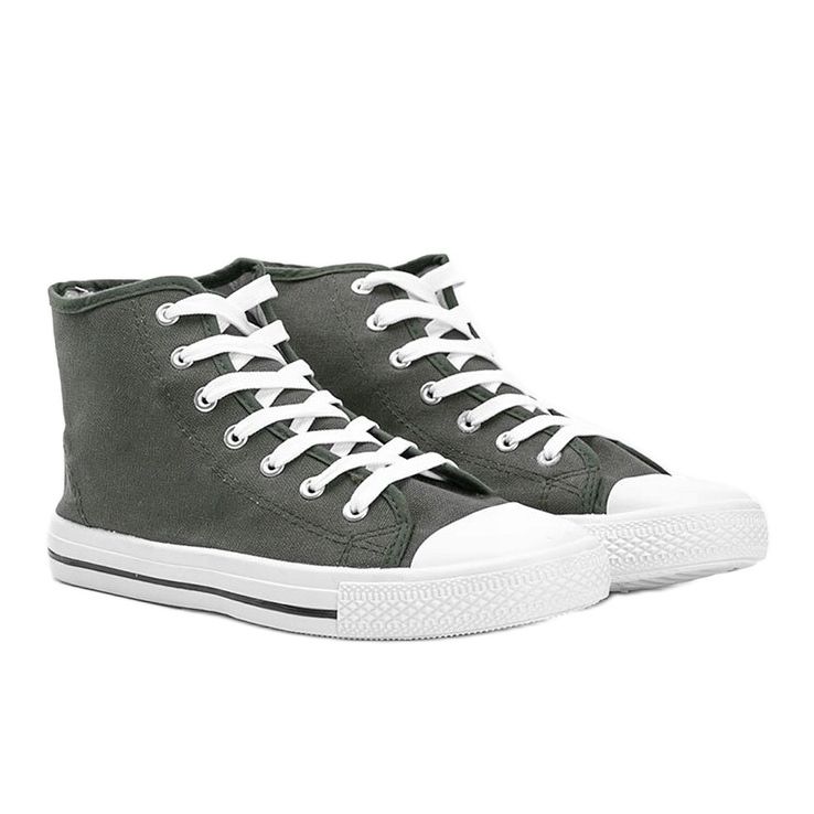 Muške zelene tenisice kaki boje s Gin gležnjem 1