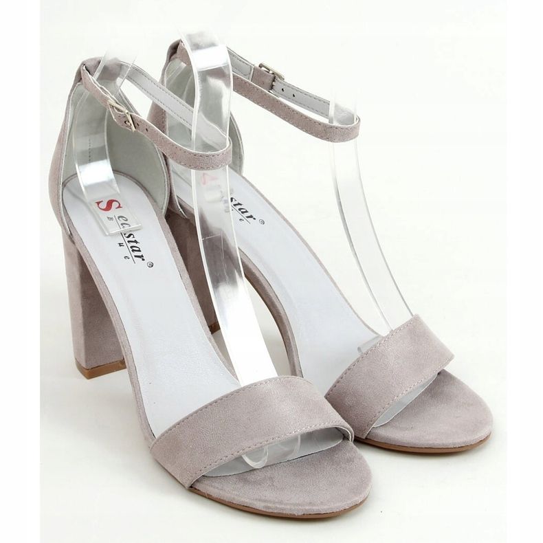 Sive sandale na post AF03P Sivo siva 1