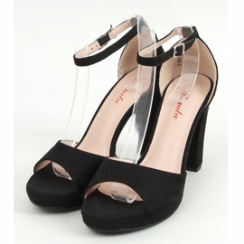 Crne S-850 Crne sandale na platformi crno 1