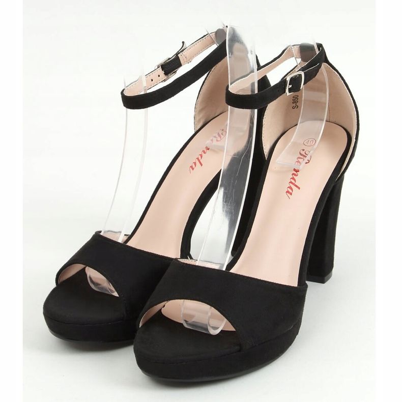 Crne S-850 Crne sandale na platformi crna 1