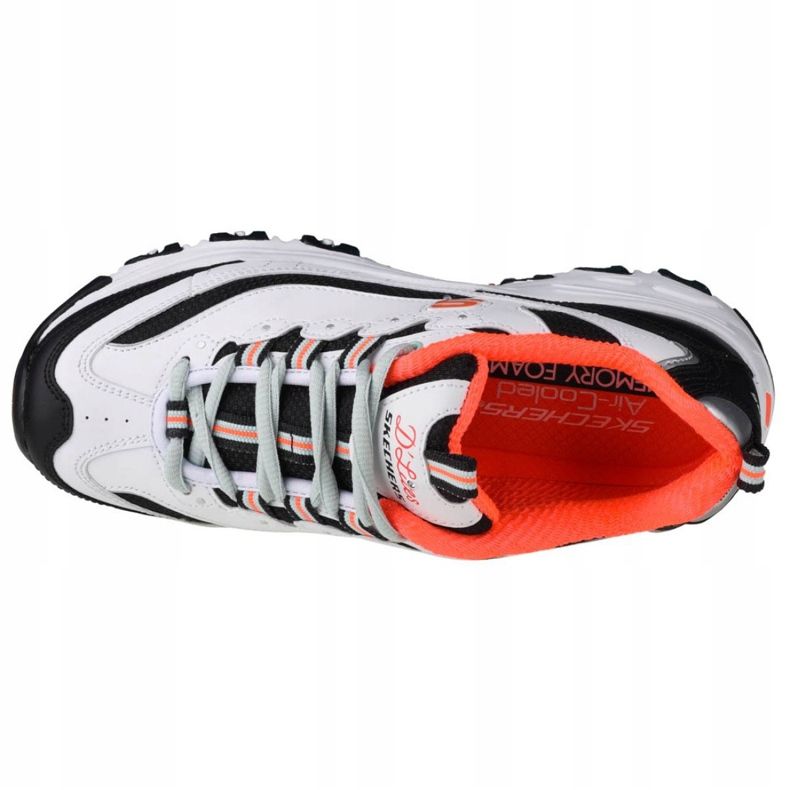 Skechers D'Lites Big Fan W 88888422-WBO bijela crno naranča 2