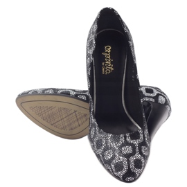 Espinto Pumpe na crno / bijeloj peti bijela 3