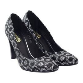 Espinto Pumpe na crno / bijeloj peti bijela crna 4