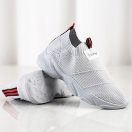 SHELOVET Modne tenisice na uskakanje siva 1