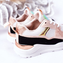 Dječje sportske cipele Tenisice Crno-ružičaste Game Time bijela ružičasta 1