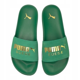 Puma Leadcat Ftr Suede Classic papuče zelene 372277 10 zelena 1