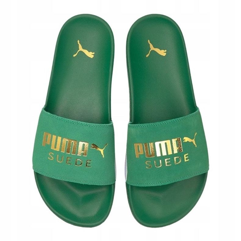 Puma Leadcat Ftr Suede Classic papuče zelene 372277 10 zelena 1