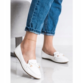 Kayla Ležerne eko kožne natikače bijela 1