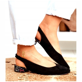 Ženske pumpe Kožne natikače Maciejka Miami Crna 04482-01 4