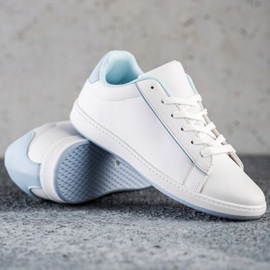 SHELOVET Tenisice s niskim krovom s eko kožom bijela 1