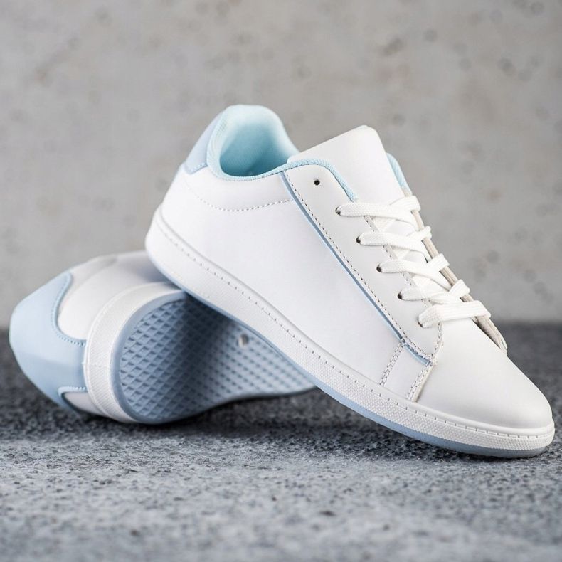 SHELOVET Tenisice s niskim krovom s eko kožom bijela 1