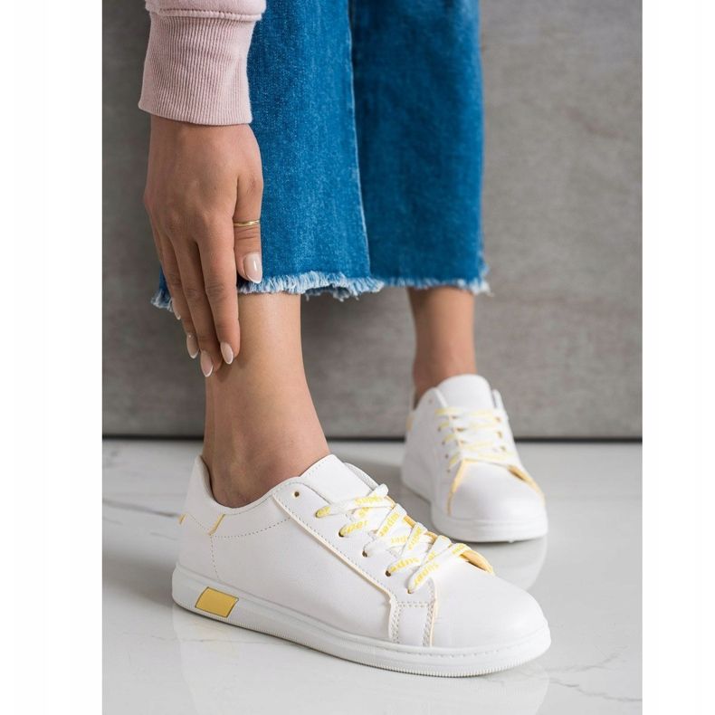 SHELOVET Bijele super tenisice bijela 1