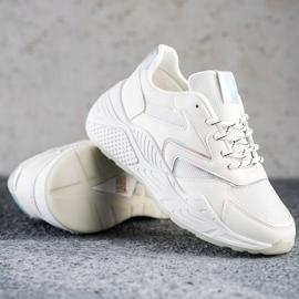 SHELOVET Elegantne tenisice bijela 1