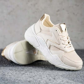 SHELOVET Elegantne tenisice smeđa 1