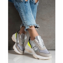 SHELOVET Udobne, moderne tenisice srebro višebojan 2