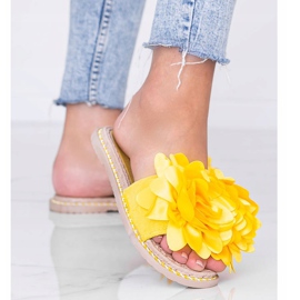 Žute ženske japanke žuta boja 1