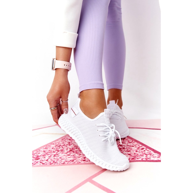 PS1 Ženske sportske cipele sa slip-on White Do It bijela 2