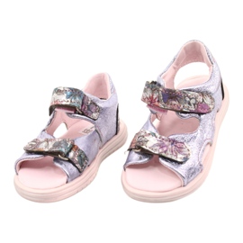 Sandale na repu Mazurek 1314 Ametist biser ljubičasta srebro 1