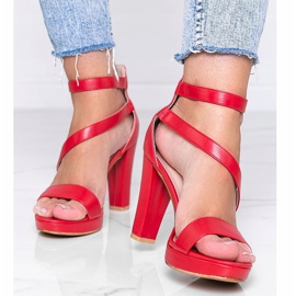 Crvene sandale na platformi Got You crvena 1