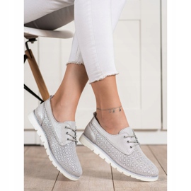 Goodin Kožne ažurne cipele višebojan zlatni 2