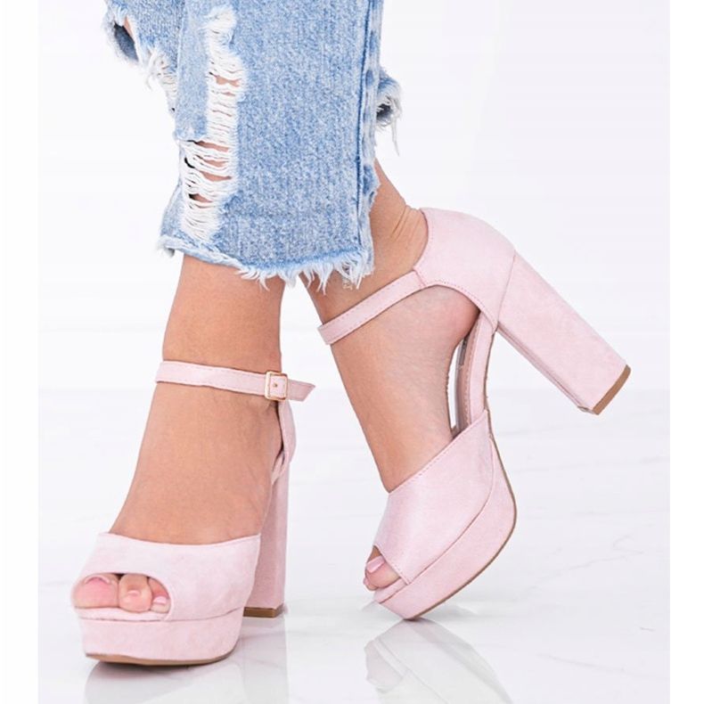 Bež sandale na platformi Swing 1