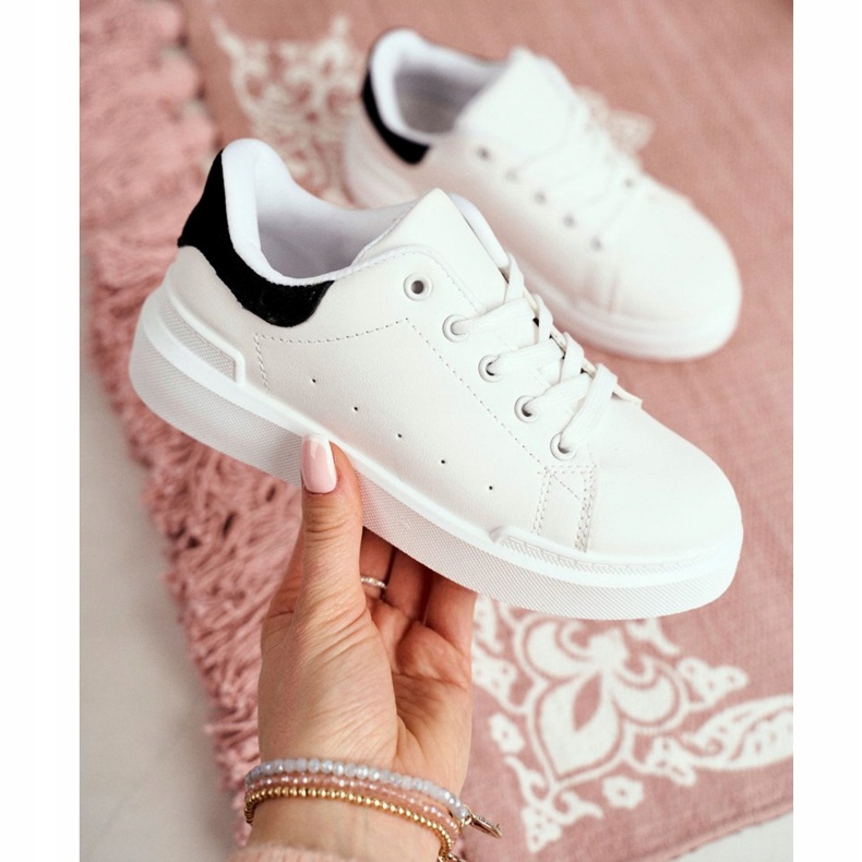 FRROCK Bijela Bilbo dječja omladinska sportska obuća crna 2