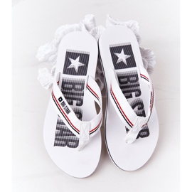 Ženske japanke Big Star HH274A062 Bijele bijela 1