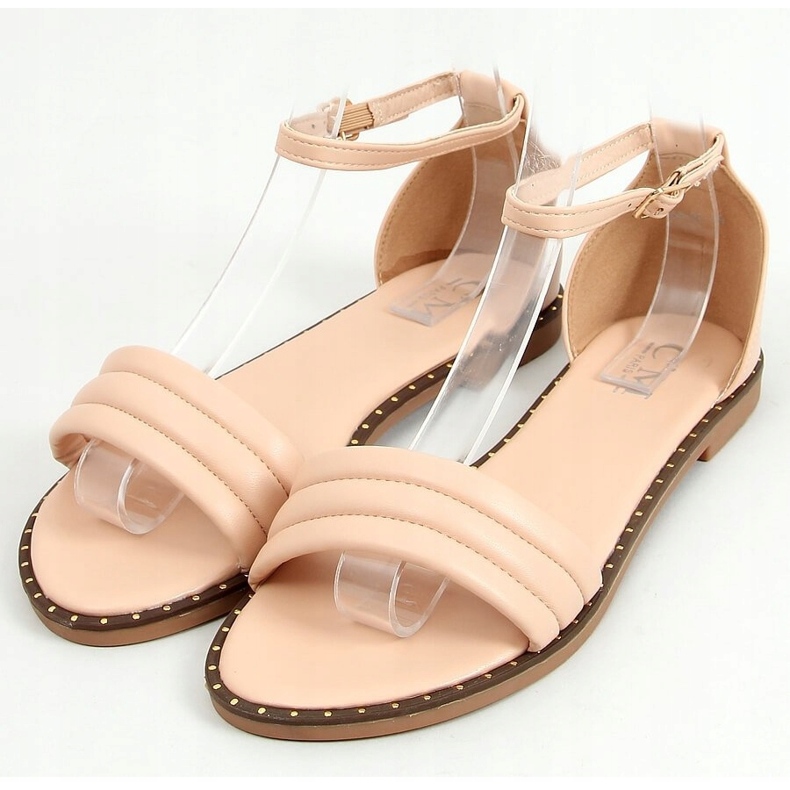 Ružičaste sandale do gležnja 55-93 ružičasta 1