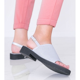 Plave sandale na ravnu petu od Betsy plava 1