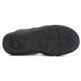 Kampol Muške kožne papuče 201/3 crne crna 5