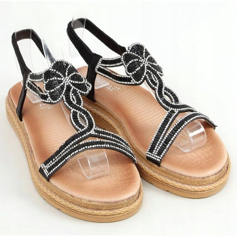 Crne ženske sandale JN11-34 Crne crno 1