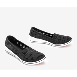 Crne Slip On tenisice na SoHo klinu crno 1