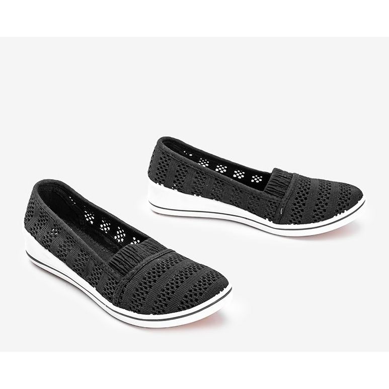 Crne Slip On tenisice na SoHo klinu crna 1