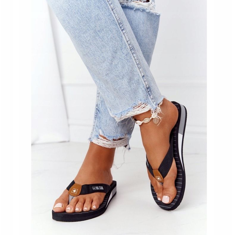 Ženske japanke Big Star DD274A247 Crne crna 2