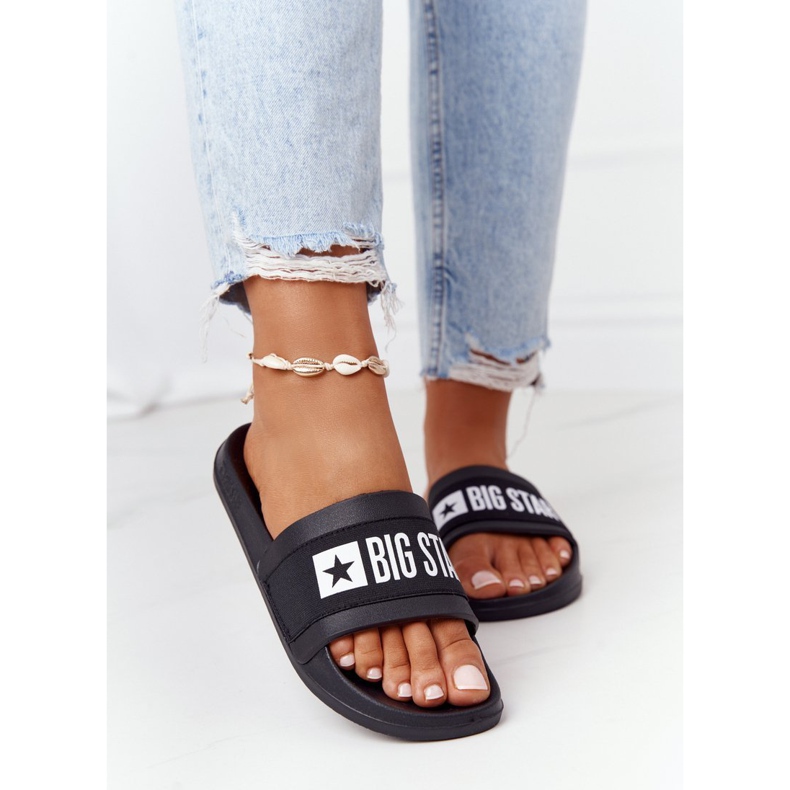 Ženske papuče Big Star HH274A013 Crne crno 2