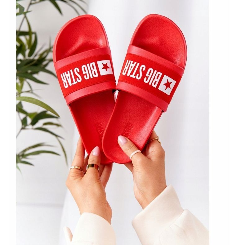 Ženske papuče Big Star HH274A014 Crvene crvena 1