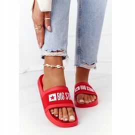 Ženske papuče Big Star HH274A014 Crvene crvena 2