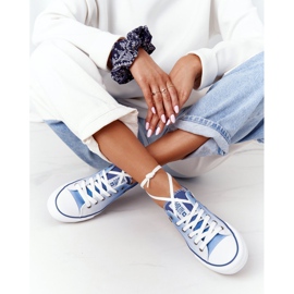 Ženske tenisice Big Star HH274129 Ombre Navy Blue bijela mornarsko plava plava 1