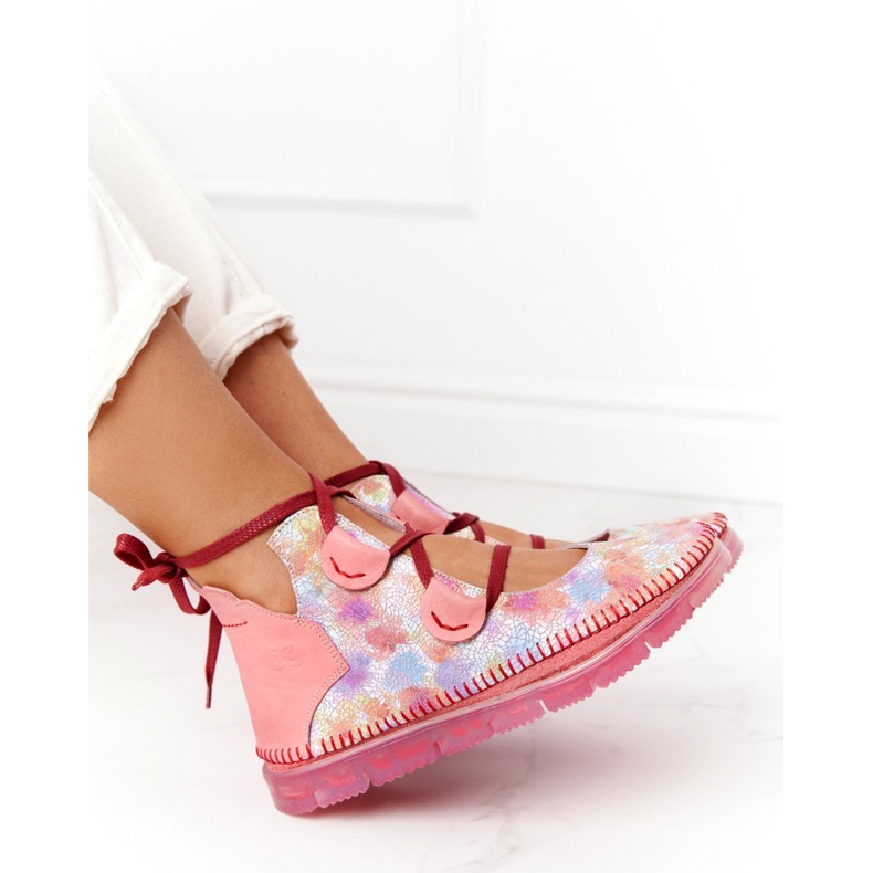 Ženske kožne čizme Maciejka Pink 04457-15 plava naranča ružičasta zelena žuta boja 5