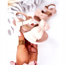 FR1 Dječje sandale s mašnom Pink Abbie ružičasta 3