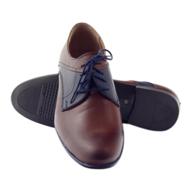 Muške cipele Tur 328 smeđe smeđa višebojan 3