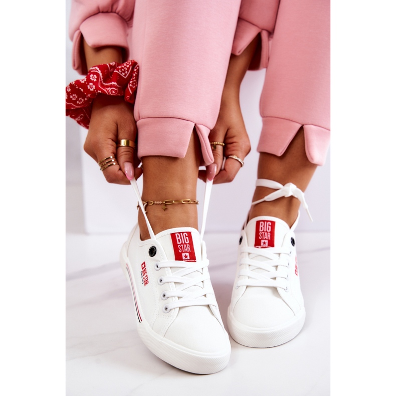 Ženske tenisice Big Star HH274059 Bijele bijela 1