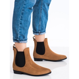 SHELOVET Brown Suede Wellies smeđa 1