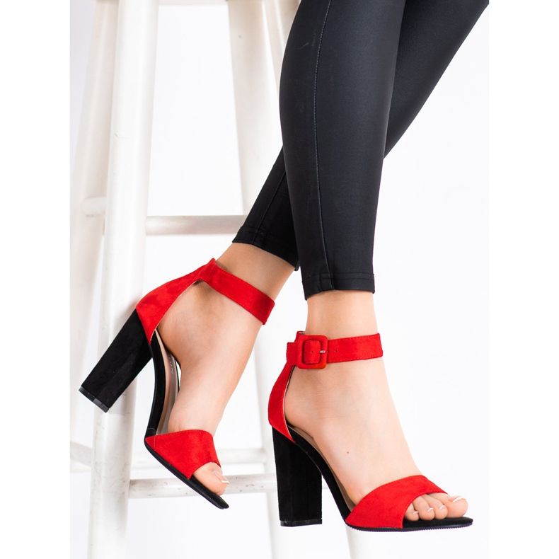 Goodin Crvene sandale na visokom položaju crvena 1