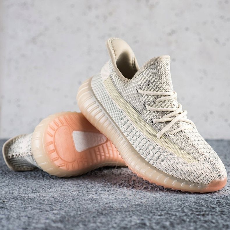 SHELOVET Tekstilne tenisice na platformi bež 1