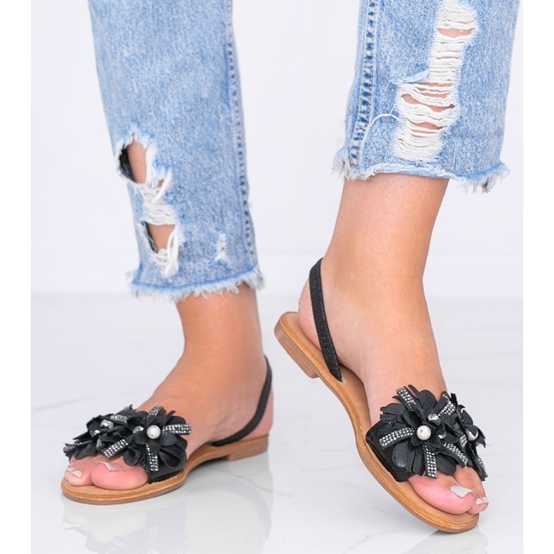 Crne sandale s japankama iz Tristana crna 1