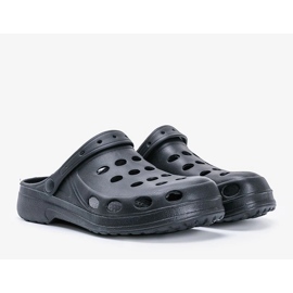 David crne muške cox papuče crno 1