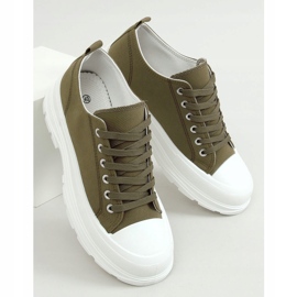 Zelene ženske tenisice LA122 Green zelena 1