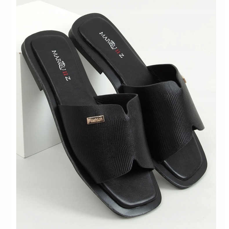 Crne ženske crne papuče 3526 Crne crna 1